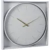 Wall Clock White & Gold 50cm
