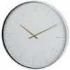 Wall Clock White & Gold 50cm