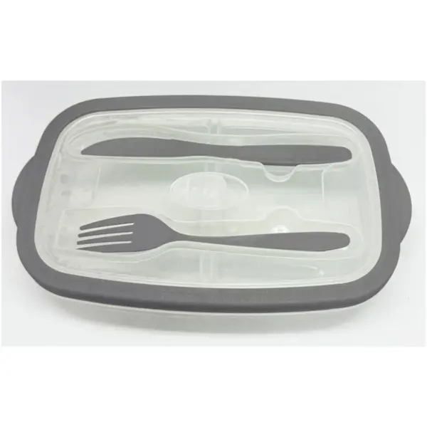 Microwave Essentials Microwave Lunch Box with Cutlery