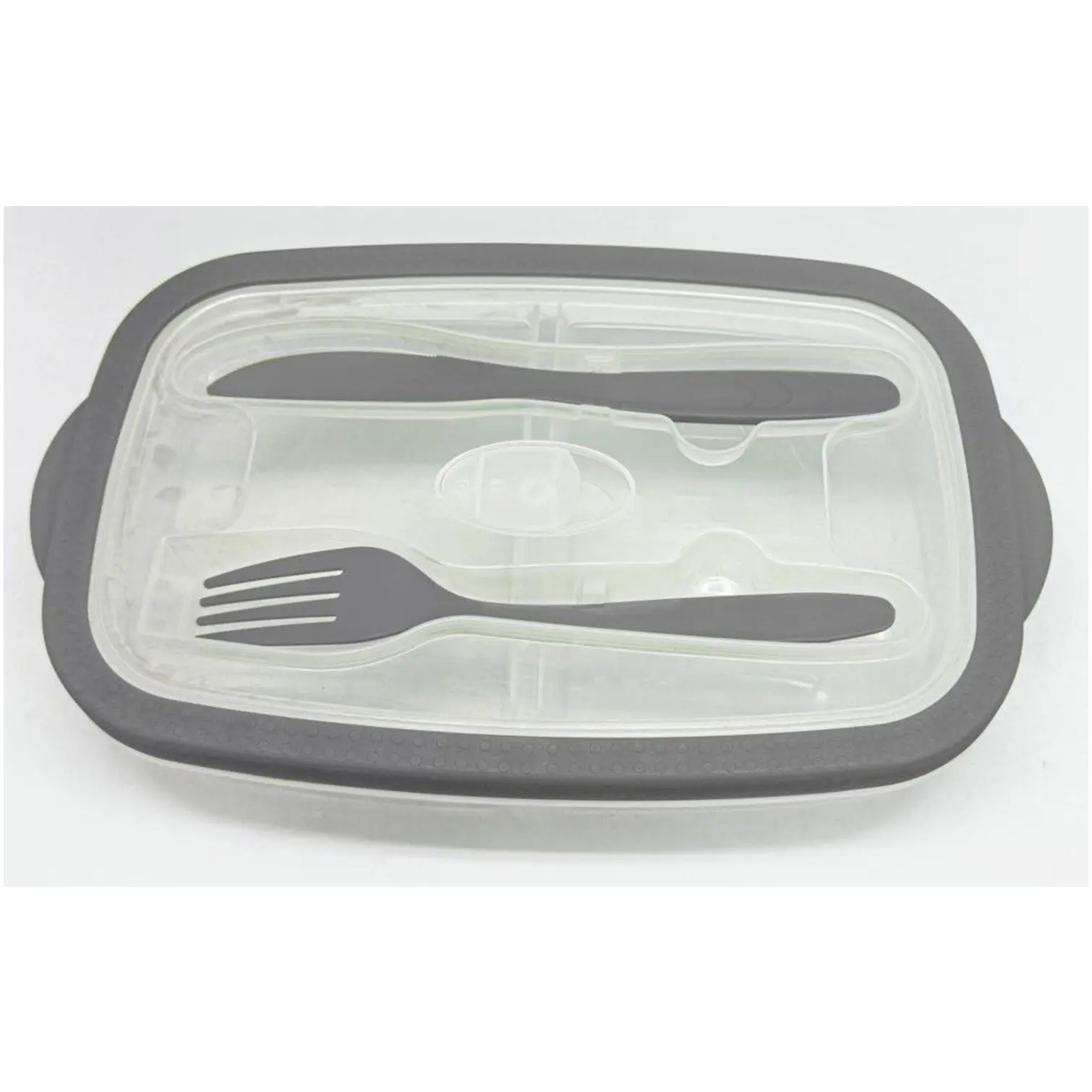 Microwave Essentials Microwave Lunch Box with Cutlery