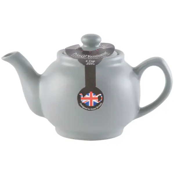 Price & Kensington Matt Grey 2 Cup Teapot