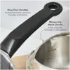 Swan Townhouse Stainless Steel Saucepan Set 3 Piece