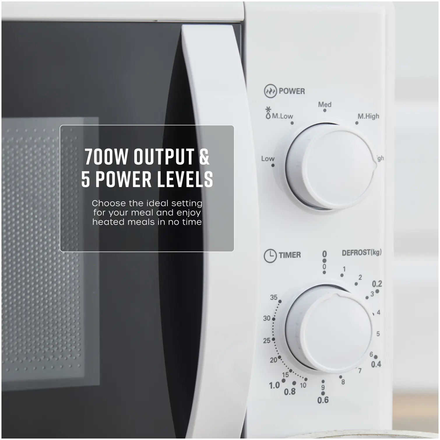 Swan Microwave 700w 20 Litre Capacity White
