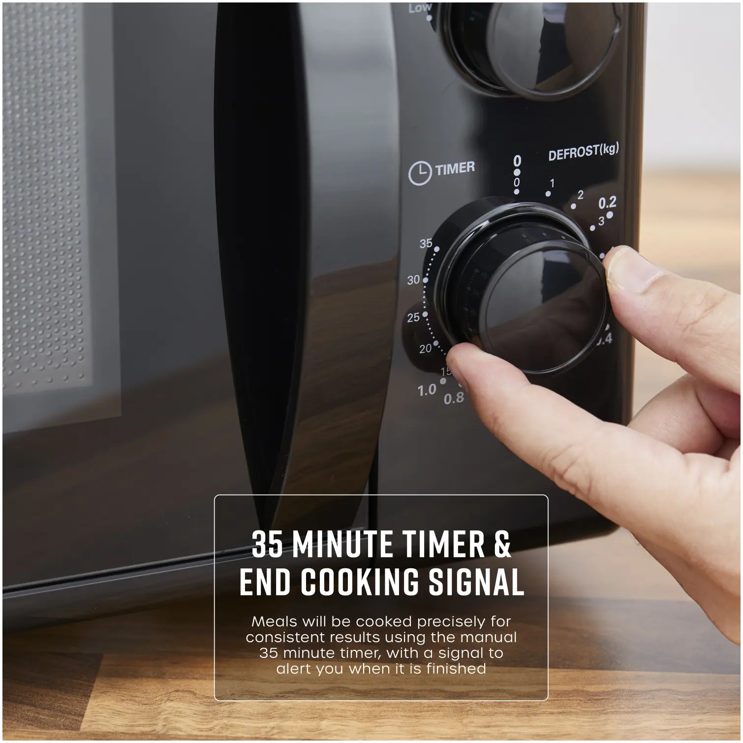 Swan SM4420BLK Microwave 700w 20 Litre Capacity Black