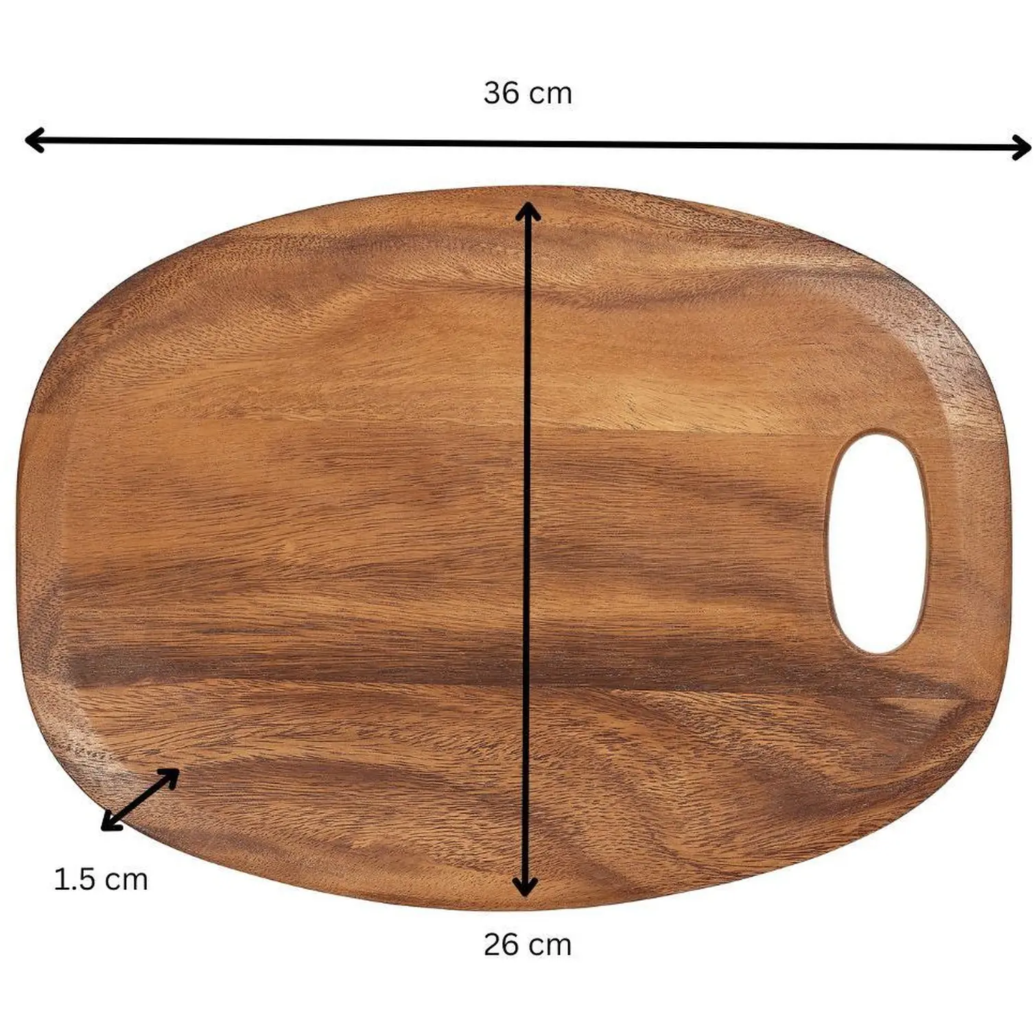 TLA0436_2 Tala Large Lacquered Acacia Board 36x26cm