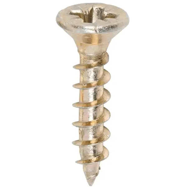 TMO0010 Timco Wood Screw Pozi Drive Head YZP 3.5 x 17mm Box of 200