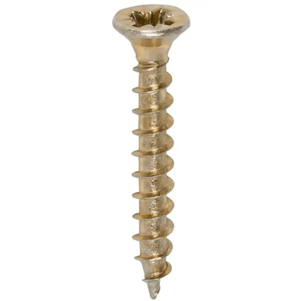 TMO0064 Timco Wood Screw Pozi Drive Head YZP 3.5 x 25mm pk200