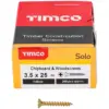 Timco Wood Screw Pozi Drive Head YZP 3.5 x 25mm pk200