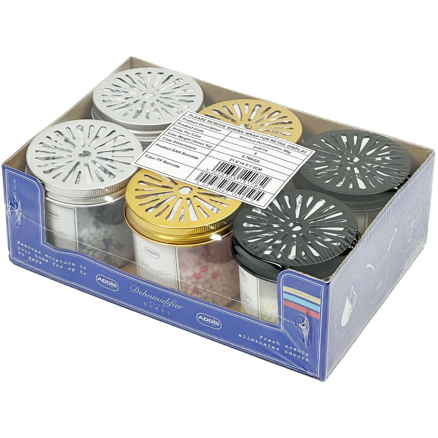 ADD0315 Addis Dehumidifier with Scent 90g Assorted Fragrances