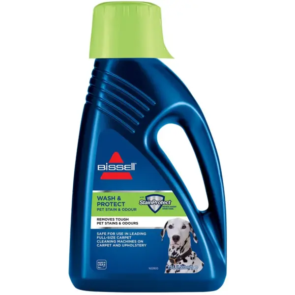Bissell Wash & Protect Pet Stain & Odour Machine Carpet Cleaner 1.5 Litre