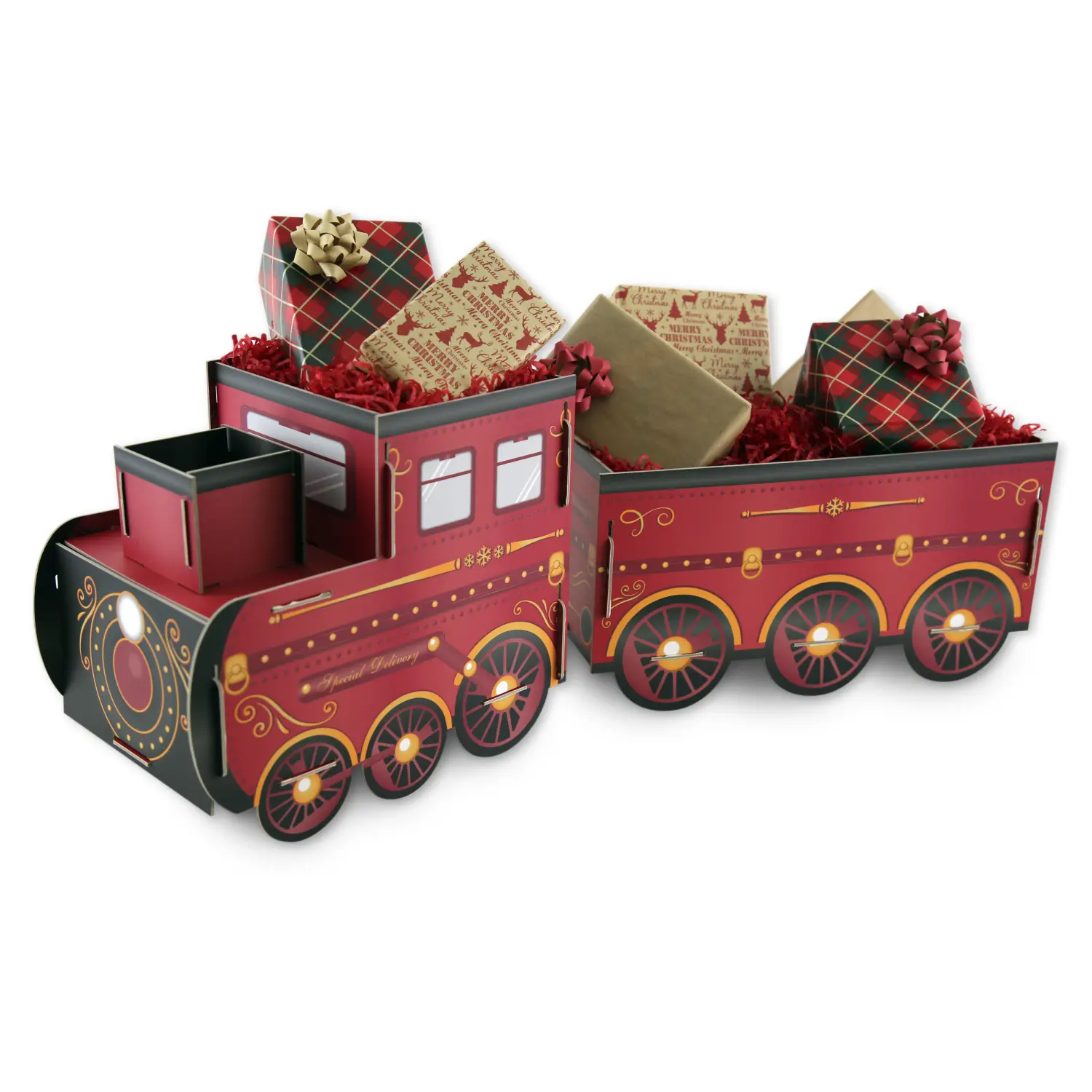 Xmas Present Train 74x29x22cm