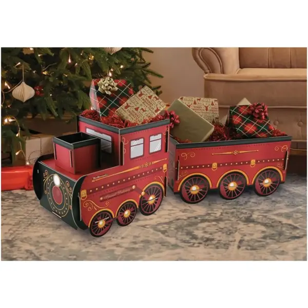 Xmas Present Train 74x29x22cm