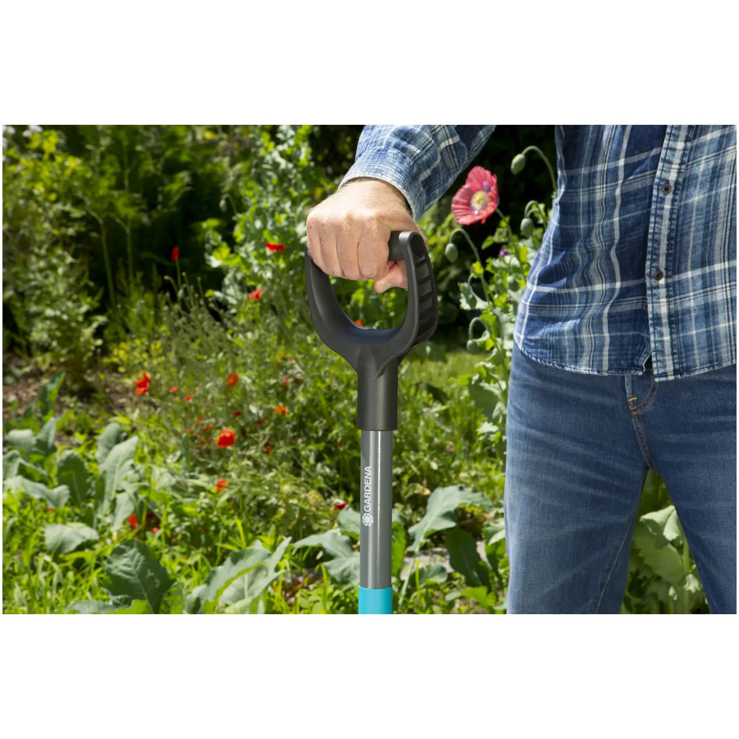 Gardena Classic Line Pointed Digging Spade With Footrest