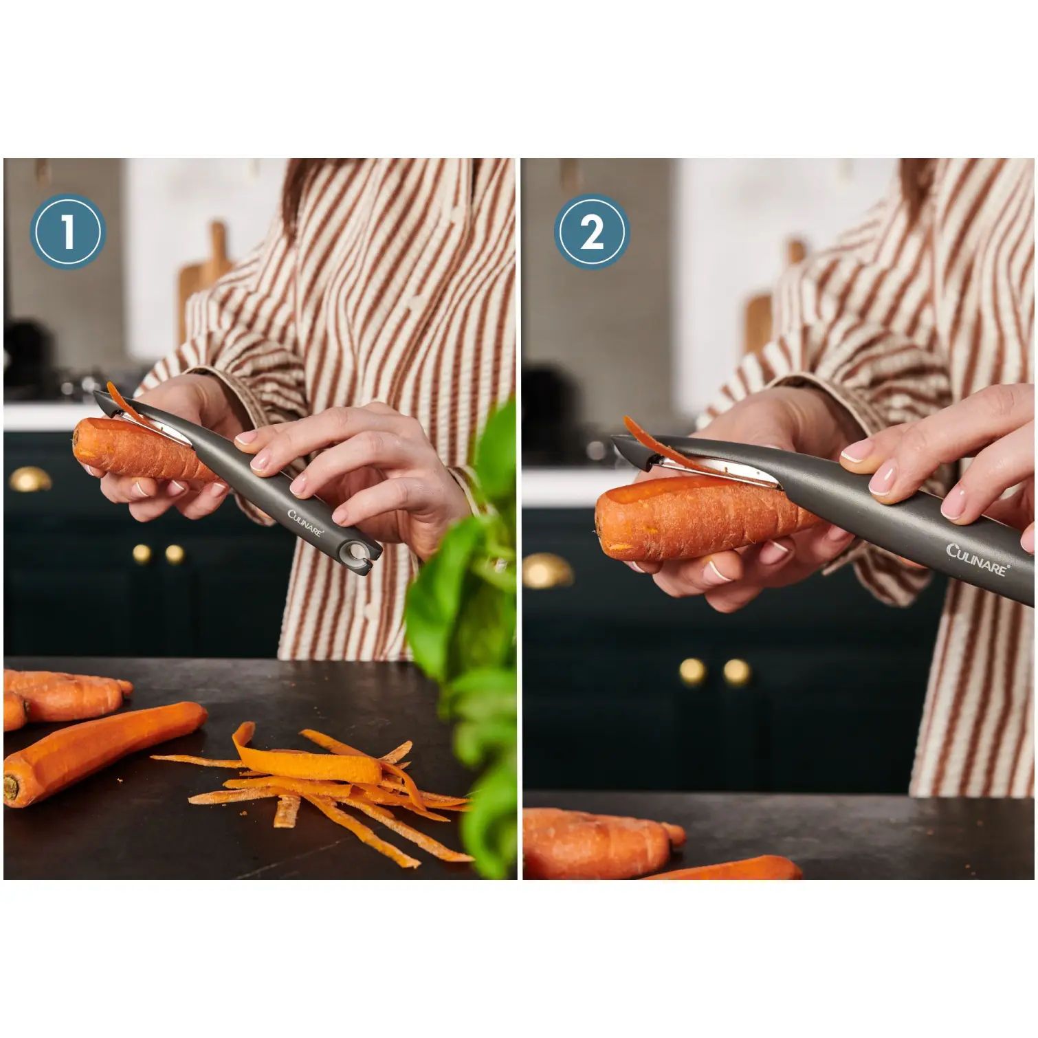 Culinaire Swivel Peeler Angled