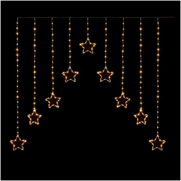 Premier Flexibright Star Curtain Light Warm White