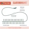 Premier 720 LED ClusterBrights White