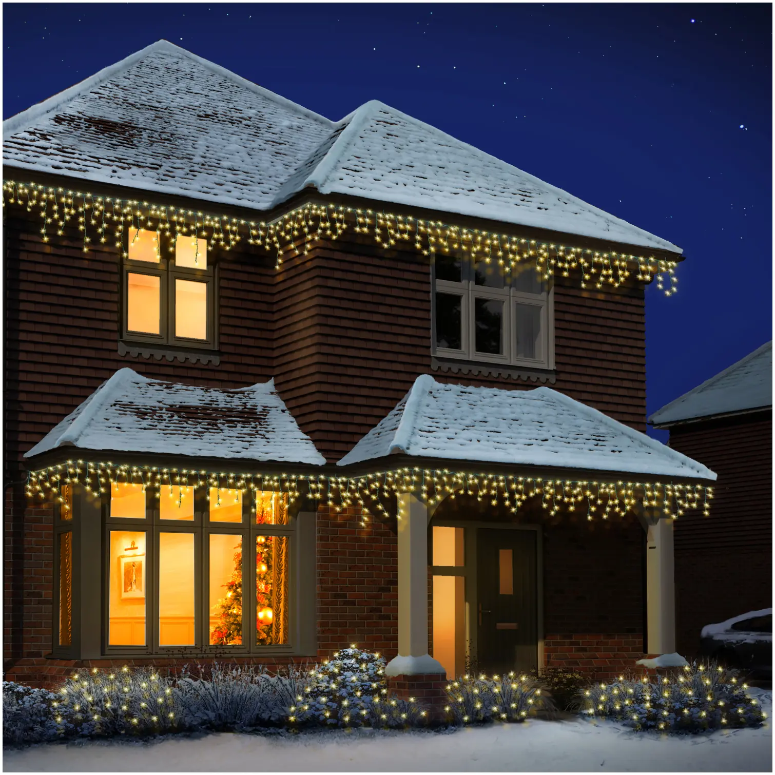 Premier 460 LED Frosted IcicleBrights Warm White