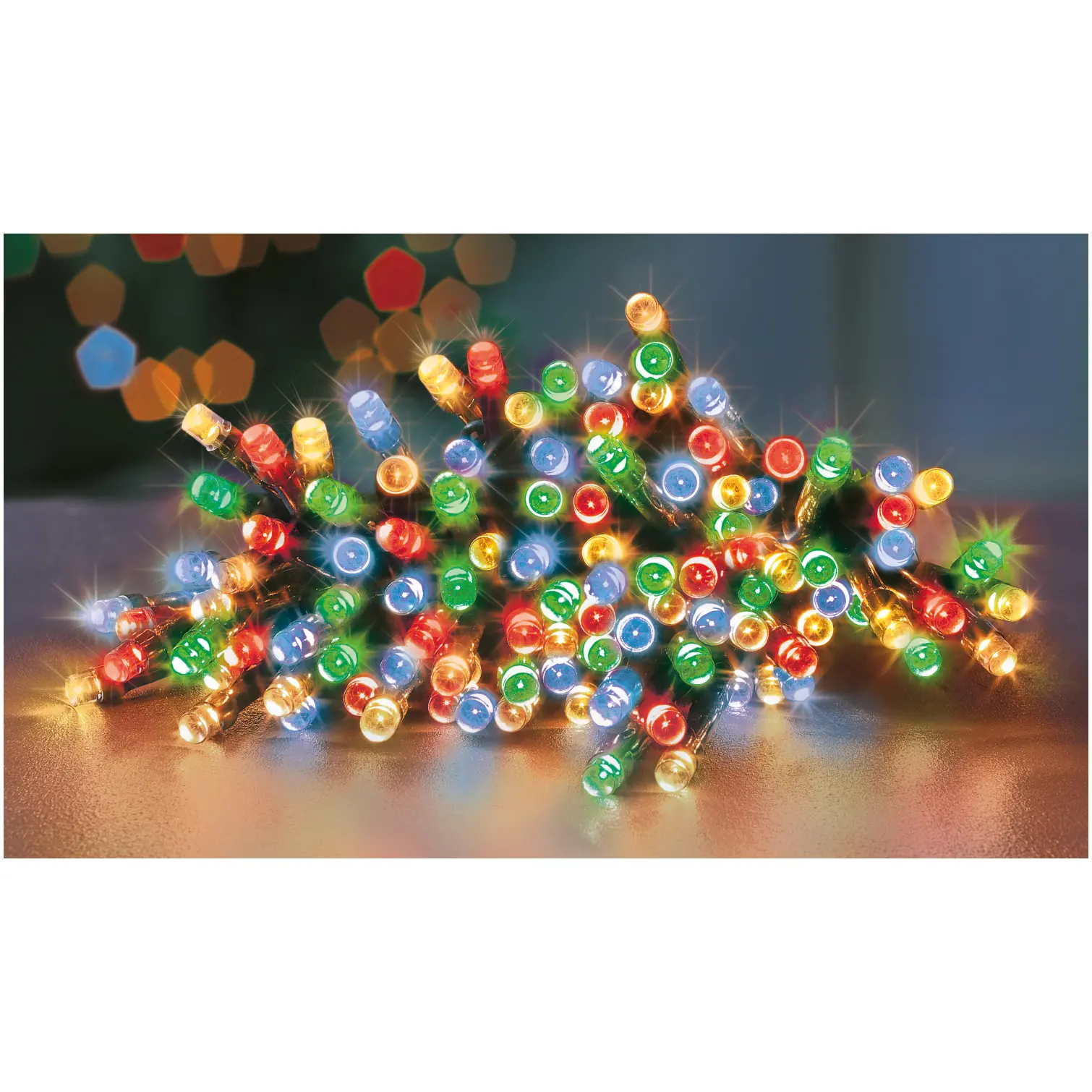 Premier 100 LED Timelights Multi-Colour