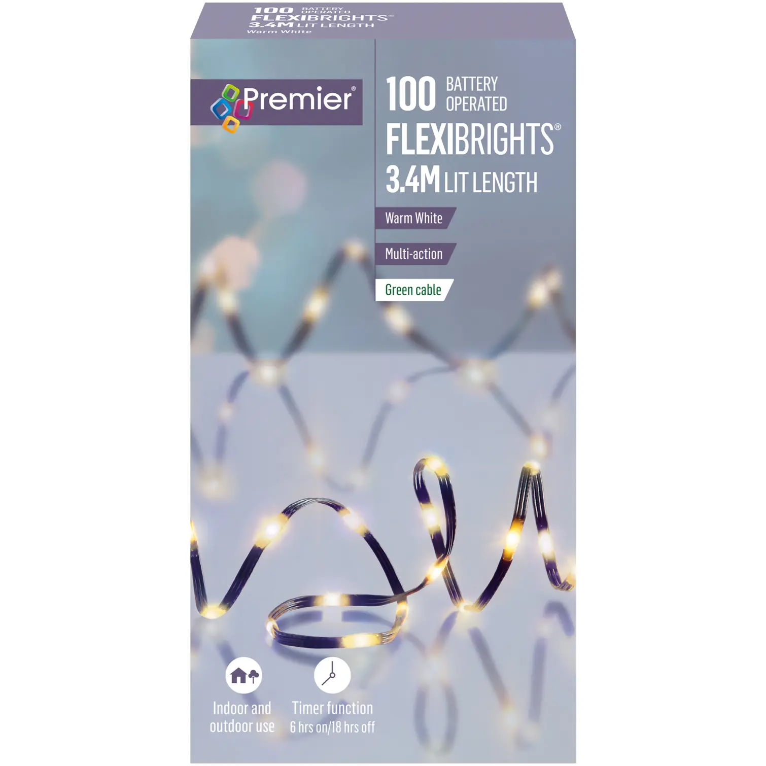 Premier 100 LED FlexiBrights Warm White