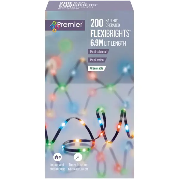 Premier 200 LED FlexiBrights Multi-Colour