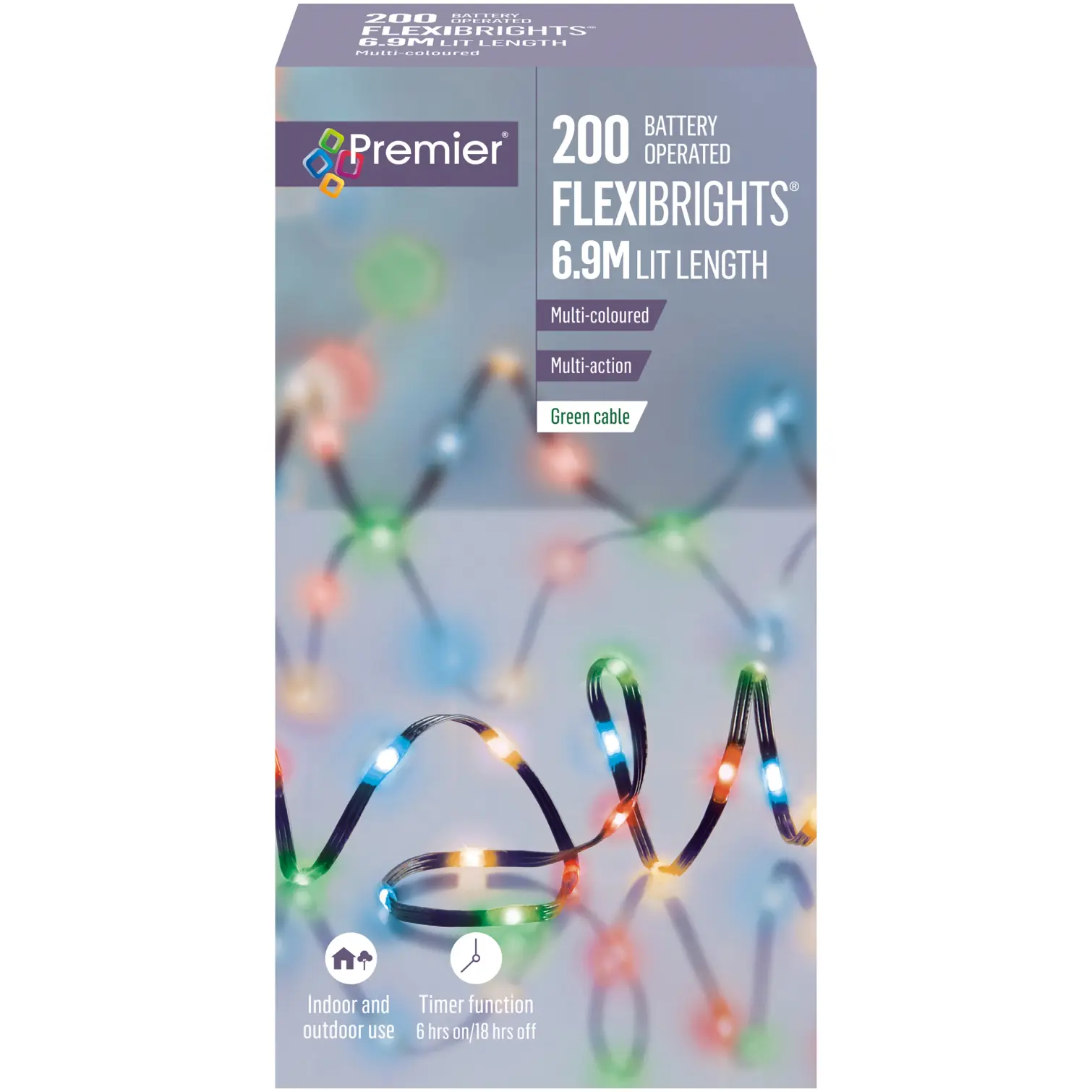 Premier 200 LED FlexiBrights Multi-Colour