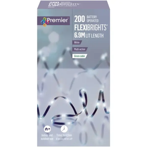 Premier 200 LED FlexiBrights White