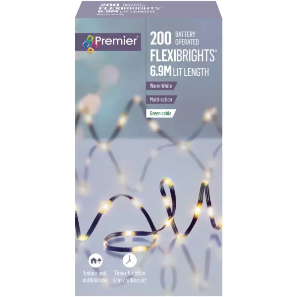 Premier 200 LED FlexiBrights Warm White