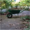 QZH0001_2 Pro Gardener Heavy Duty Wheelbarrow Green 85 Litre Capacity