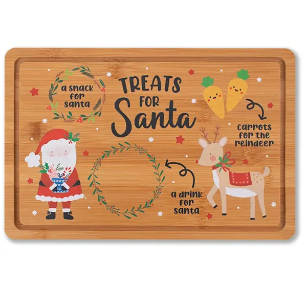 Christmas Eve Santa Treat Board 20x30cm