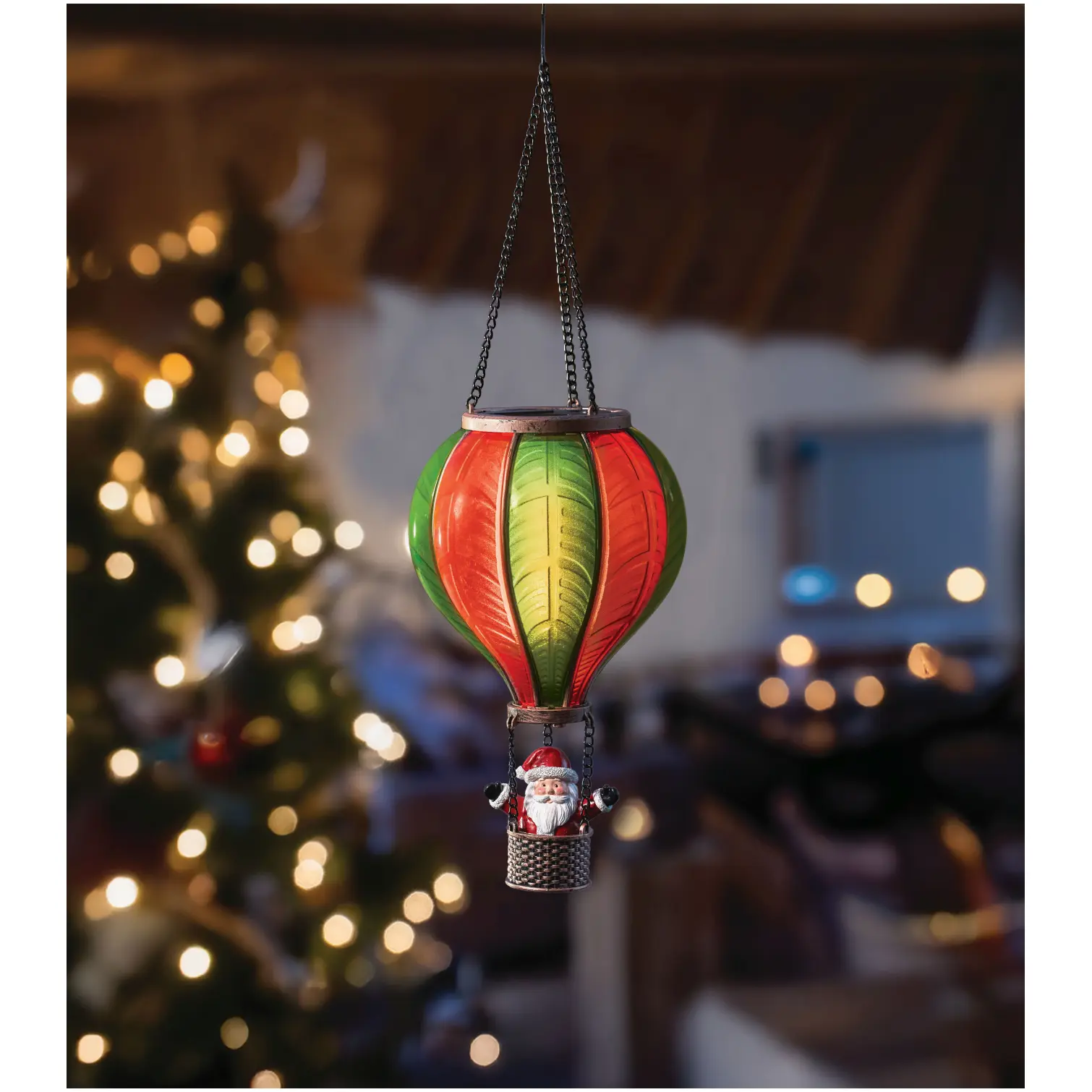 Three Kings Santa Flaming Balloon 45x14cm