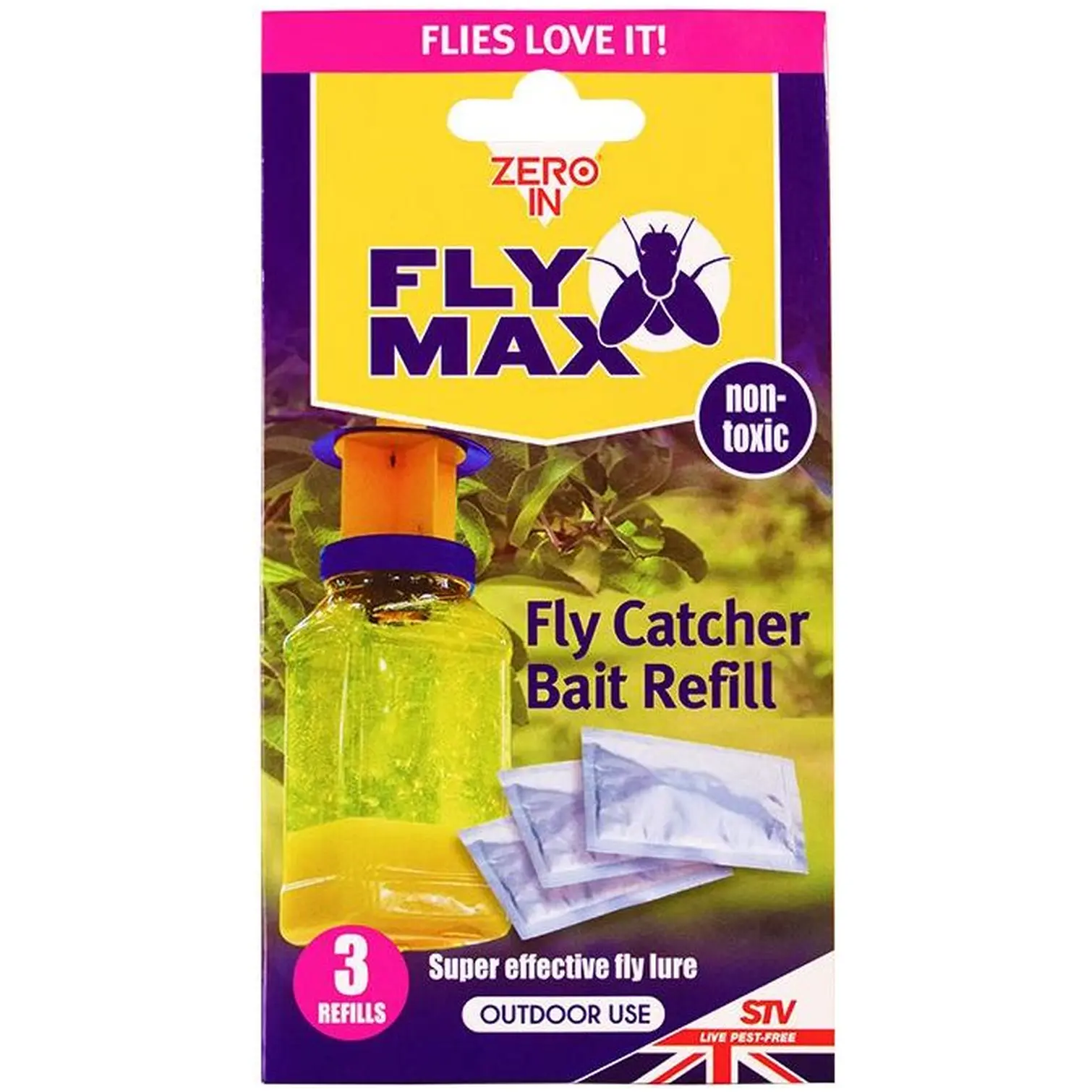 Zero In Fly Catcher Refill Pack of 3