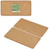 TLA0431_1 Tala Rectangular Cork Hot Pot Stands 2 Pack