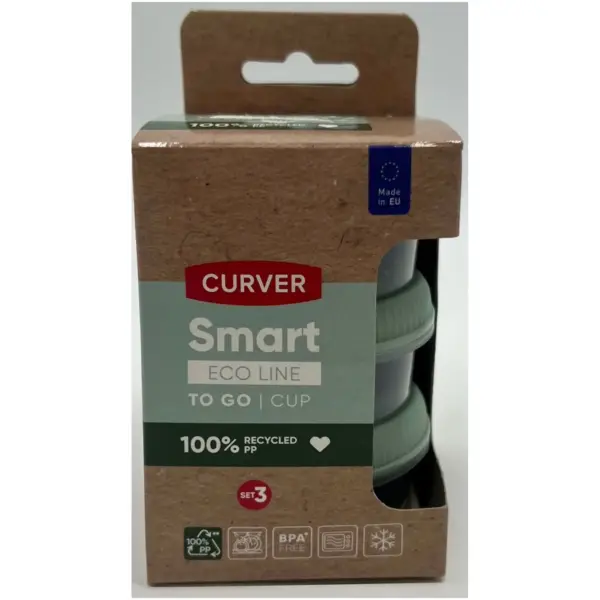 UDS0028 Curver Smart To Go Set 3 Sauce Cups
