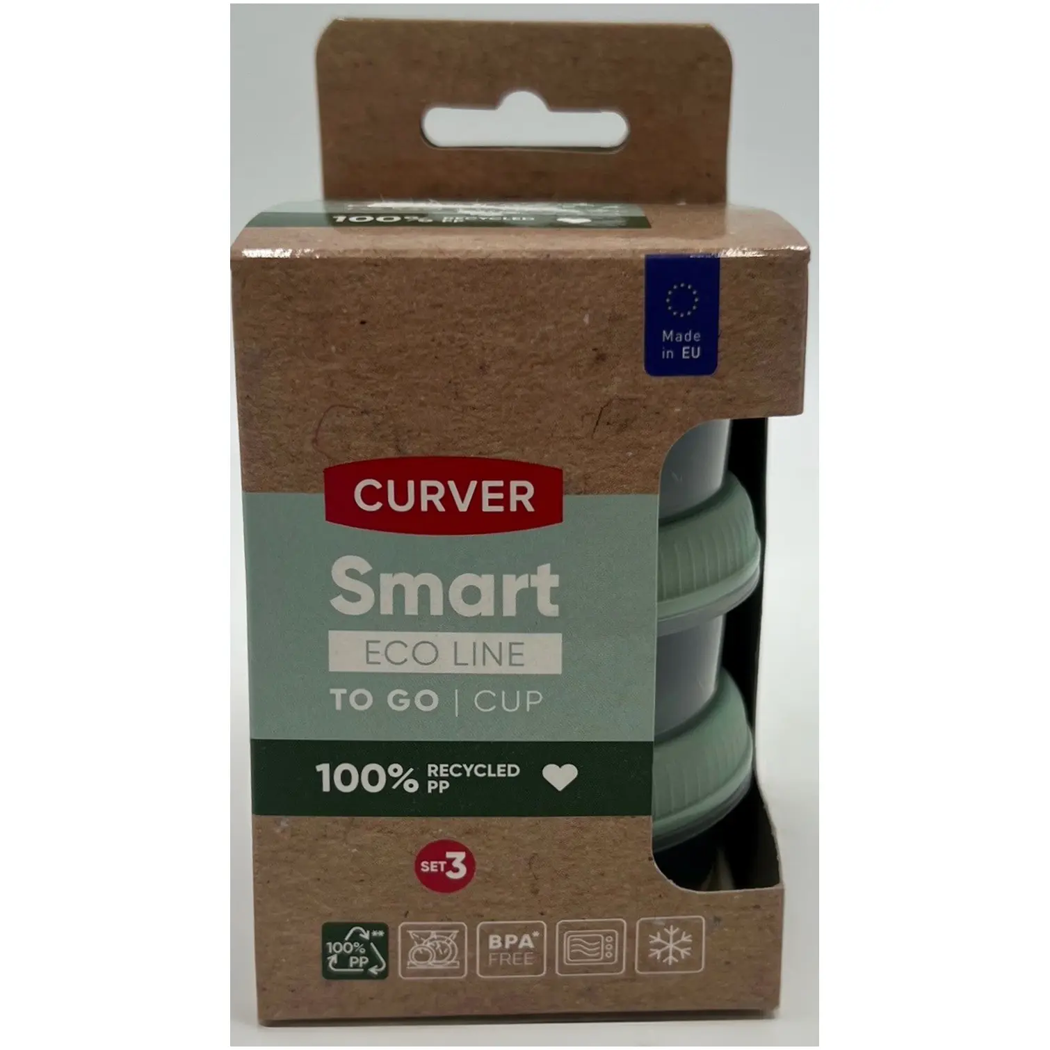 UDS0028 Curver Smart To Go Set 3 Sauce Cups