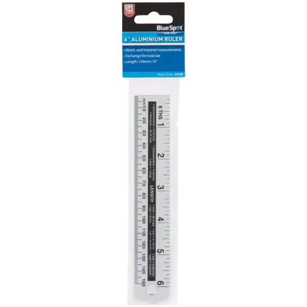 BlueSpot 150mm Stainless Steel Rule