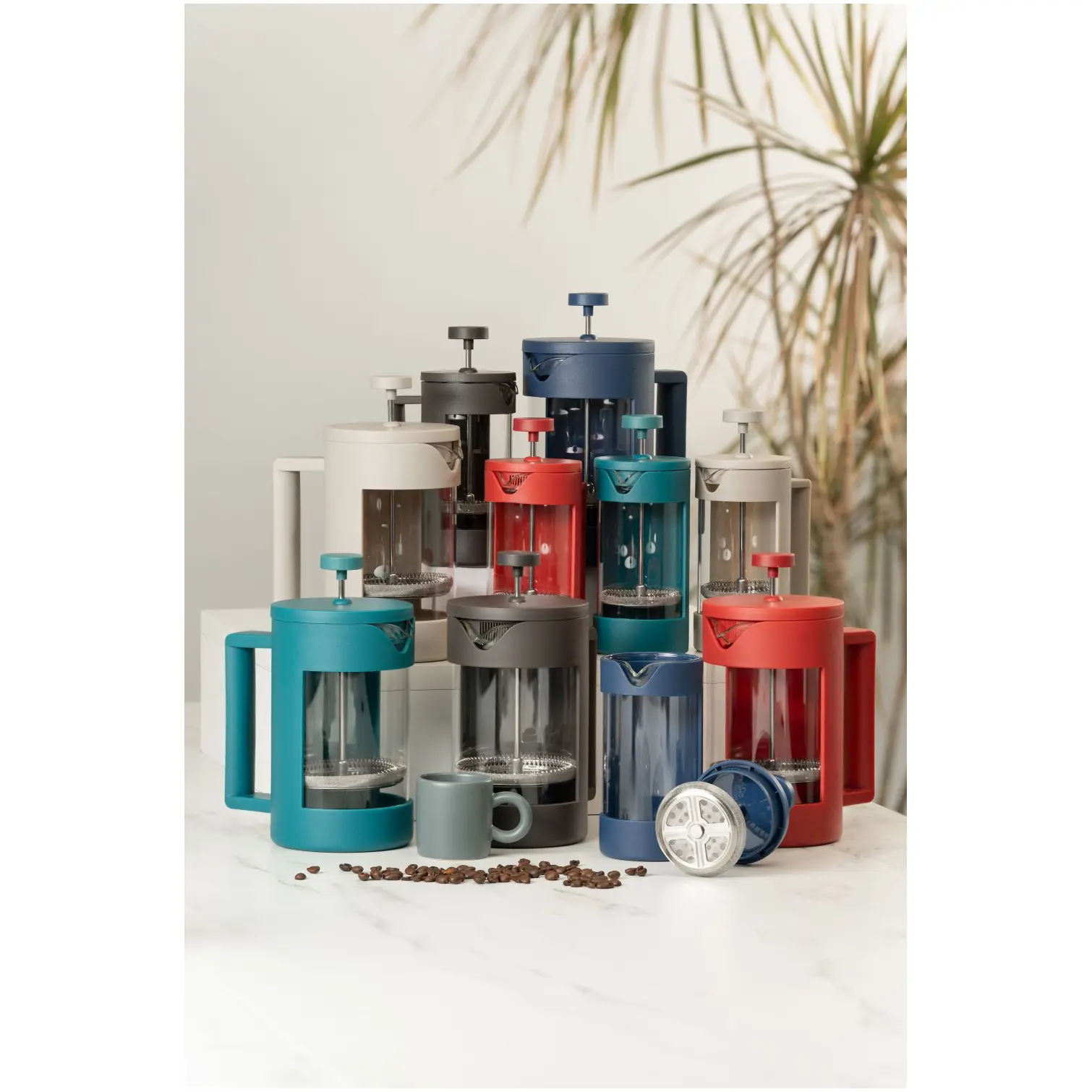 Siip 6 Cup Cafetiere Warm Grey