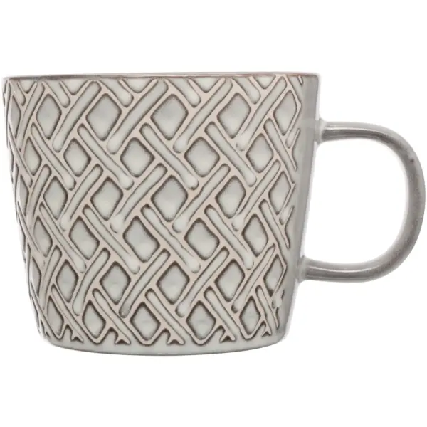SIIP Reactive Glaze Mug Diamond Grey 350ml