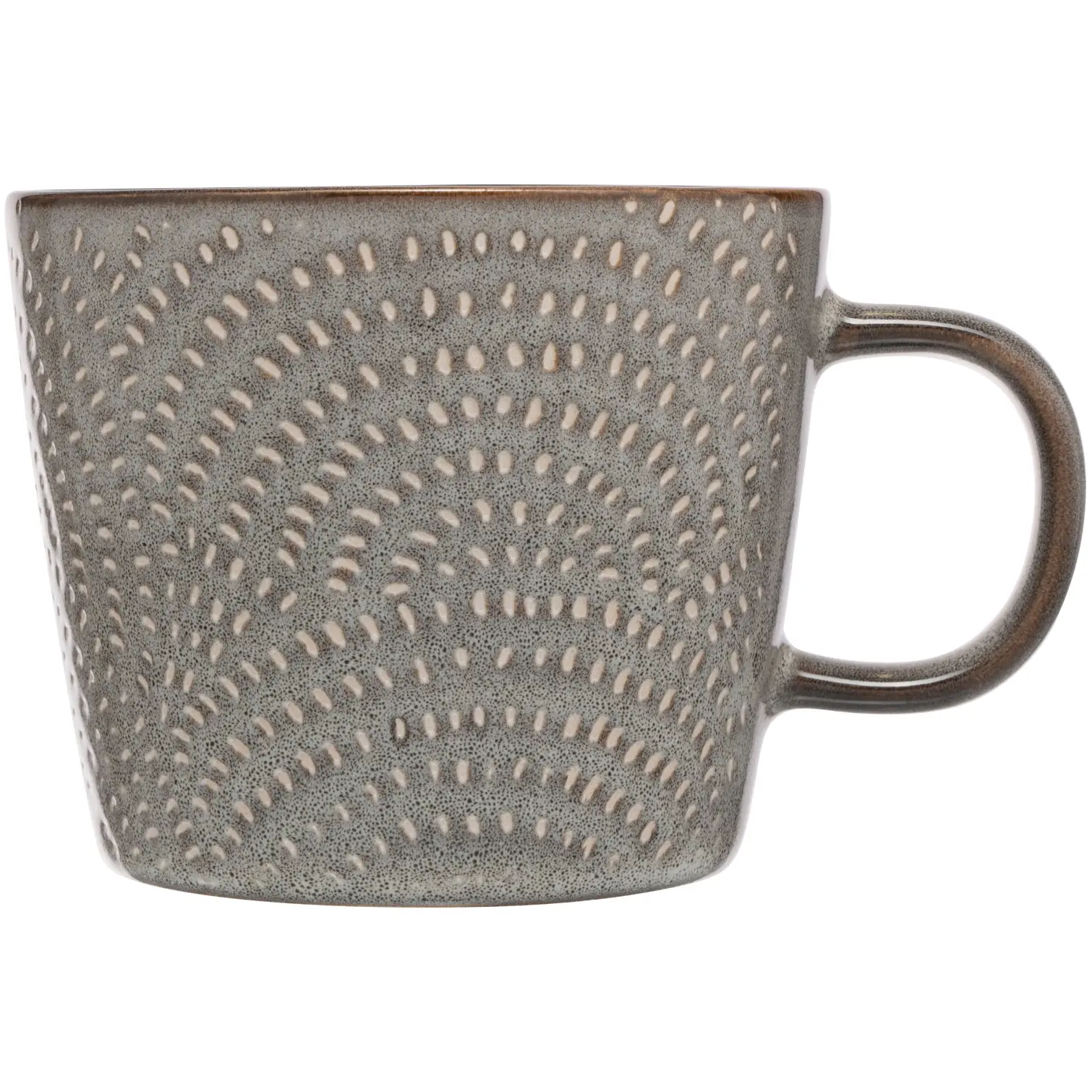 SIIP Reactive Glaze Mini Dots Grey Mug 350ml