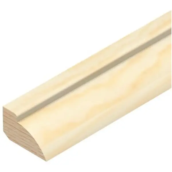 Cheshire Mouldings Pine D Shape 4mm x 16mm x 2.4m
