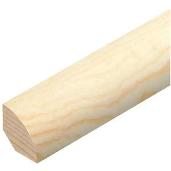 Cheshire Mouldings Pine Quadrant 18mm x 18mm x 2.4m