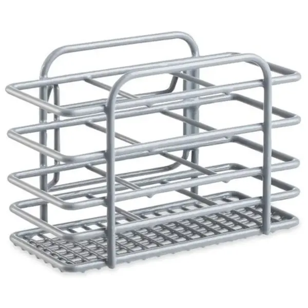 Casa&Casa Wire Coated Cutlery Holder Grey