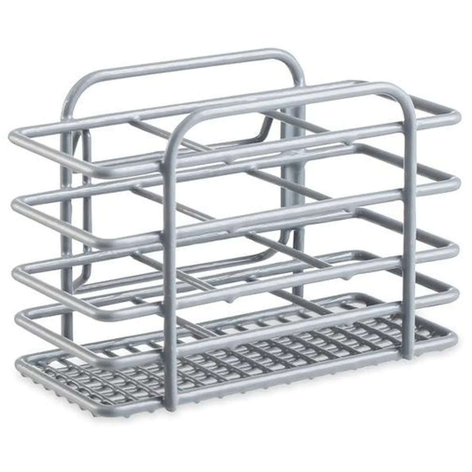 CSA0011 Casa&Casa Wire Coated Cutlery Holder Grey