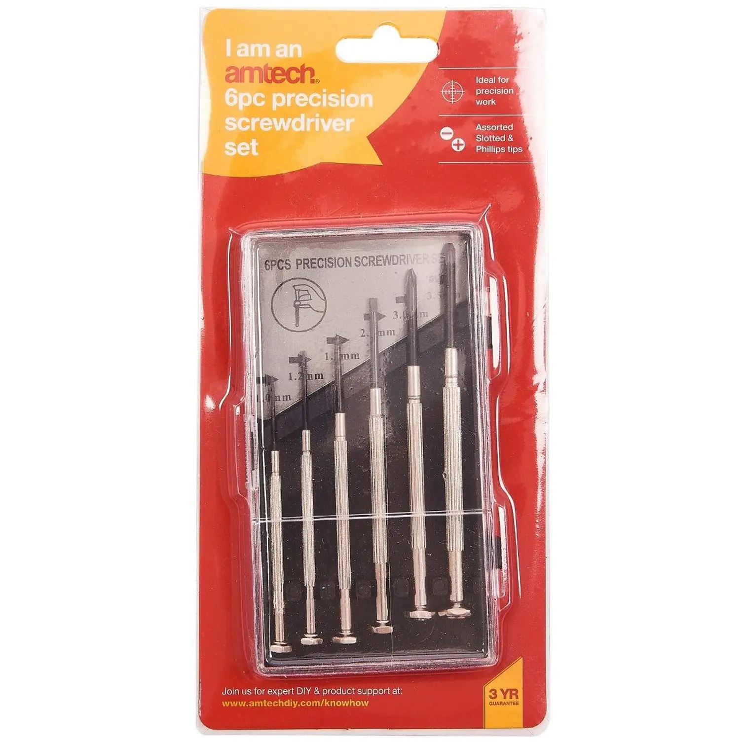 DKT0417_2 amtech 6pce Jeweller Screwdriver Set