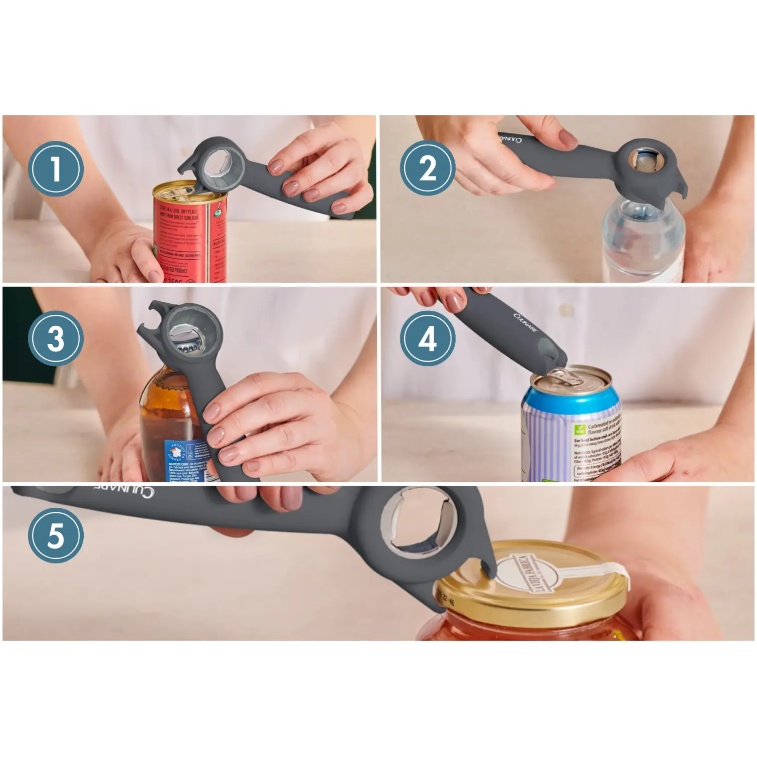 LEV0164_2 Culinare 5 in 1 Opener