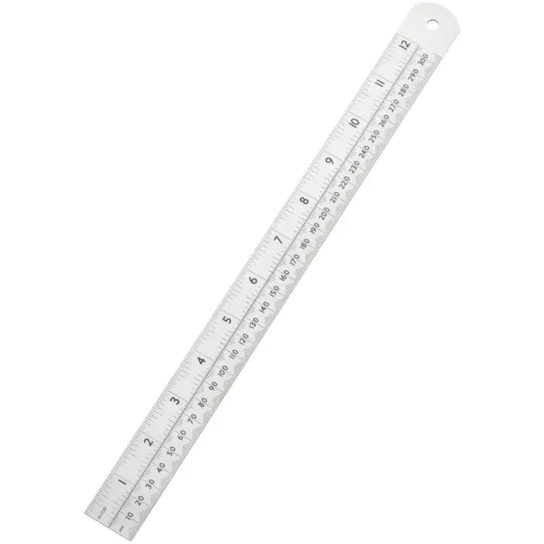 Fisher 12in Stainless Steel Rule