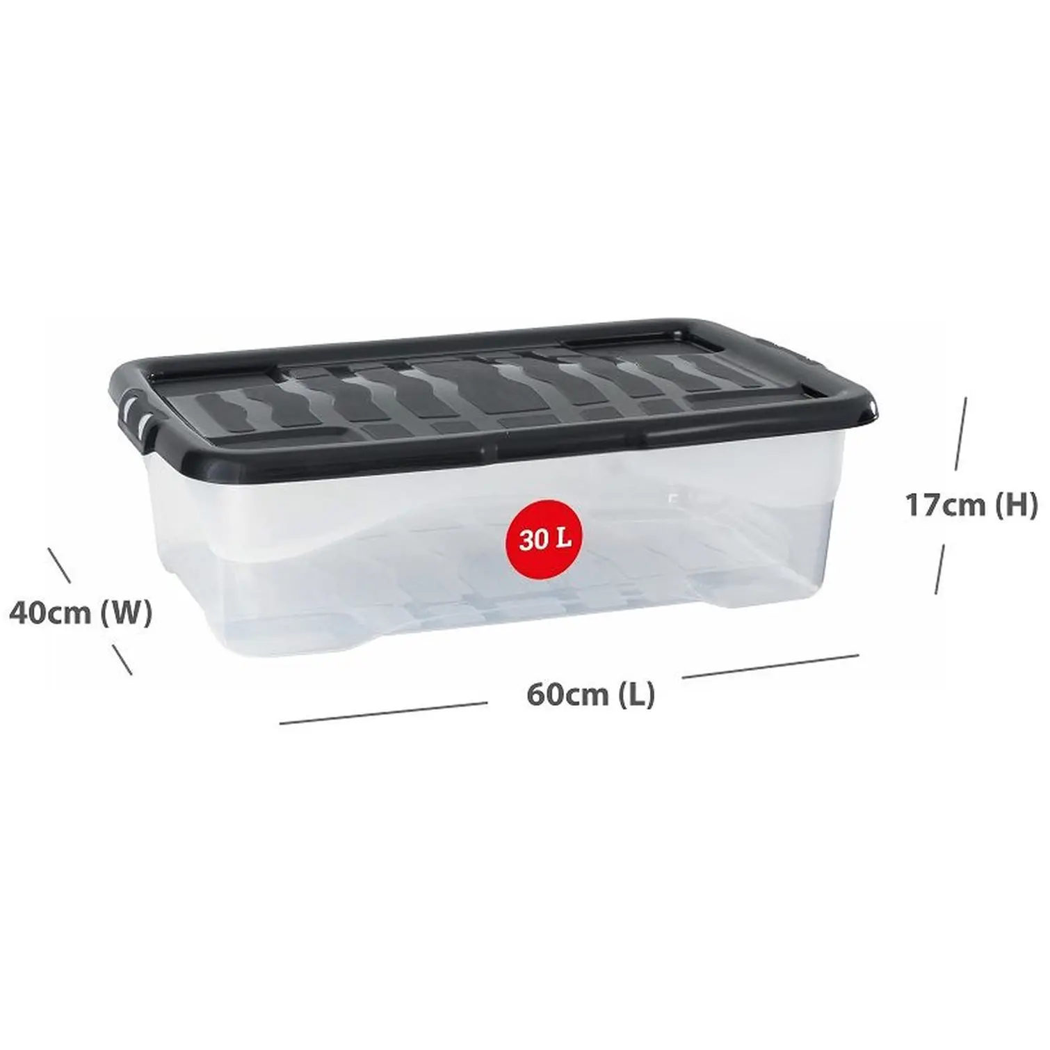 Strata Curve Box 30 Litre - Pack of 3