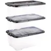 STR0355 Strata Curve Storage Box 42 Litre - Pack of 3