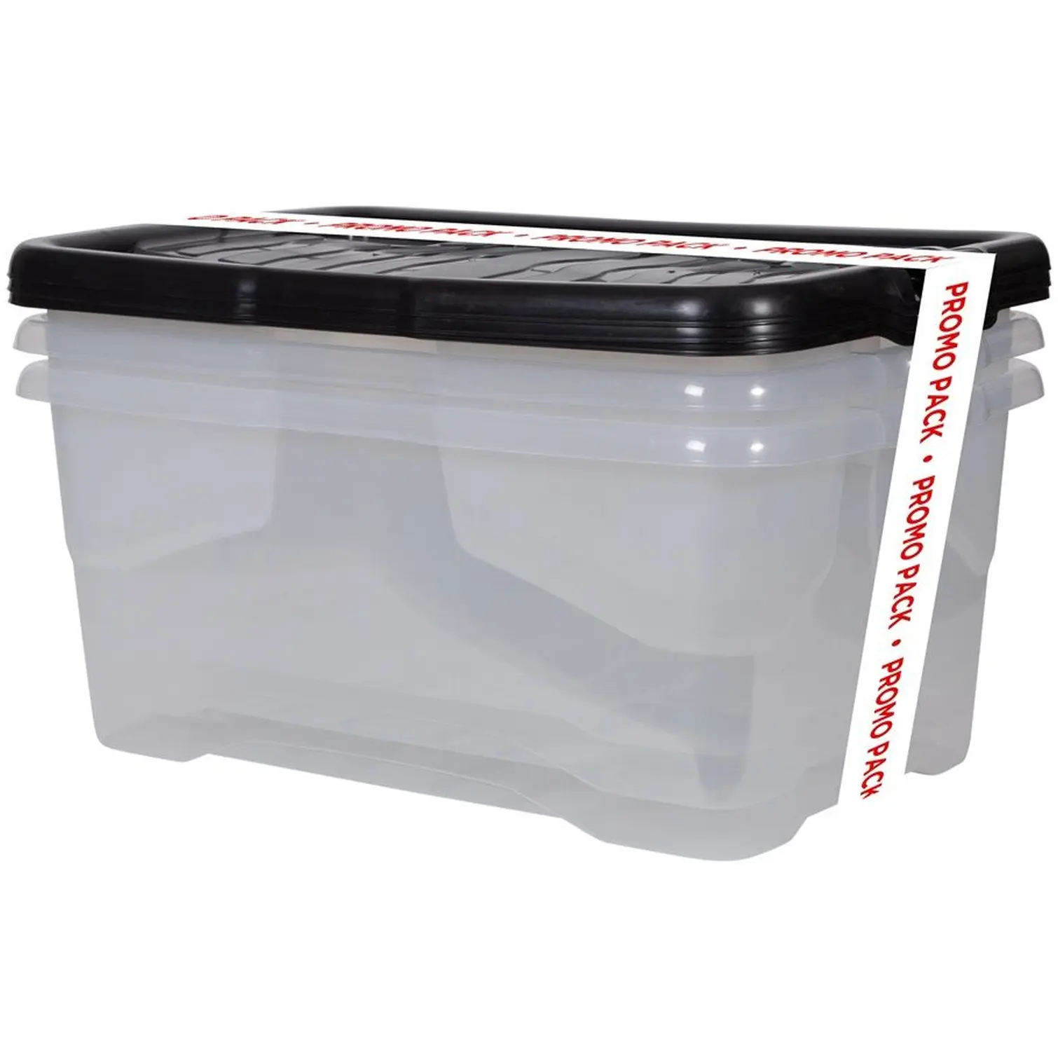 STR0355_4 Strata Curve Storage Box 42 Litre - Pack of 3