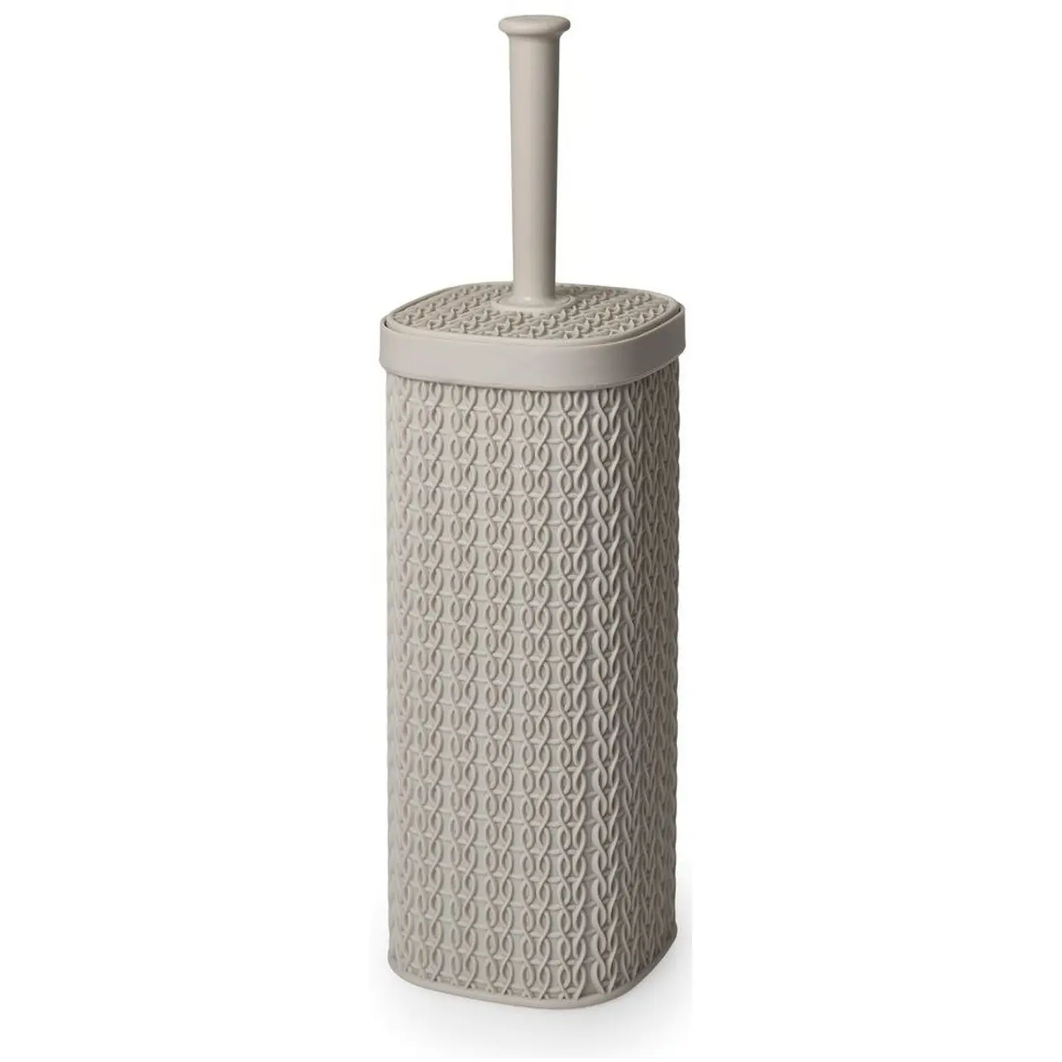 TEL0190 Blue Canyon Toilet Brush & Holder Almond