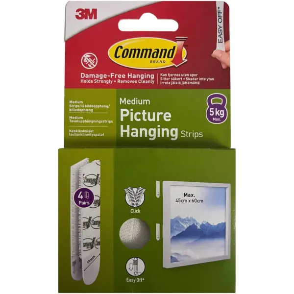 TMD0017 Command Medium Strips 4 Pack